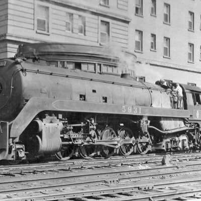 Photograph, CPR Locomotive 5931.