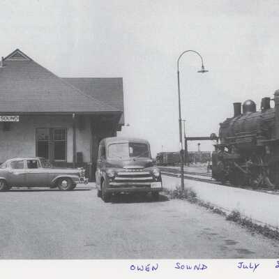 Photograph, CNR Station, Allenford, Ontario, Canada.