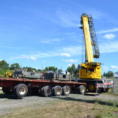 Photograph, NORMHC, Hot Metal Car Move into Prescott Park.
