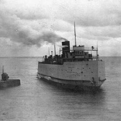 Photograph, Grand Trunk Railway Ferry in Cobourg, Ontario.