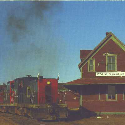 Photograph, CNR Station at Mount Stewart Junction, PEI.