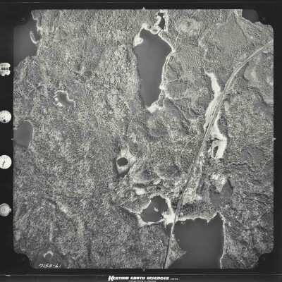 Photograph, Aerial Shots, Canadian National Railway, Unknown Location.