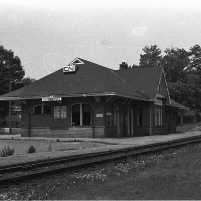 Photograph, CN Parry Sound July 1977.