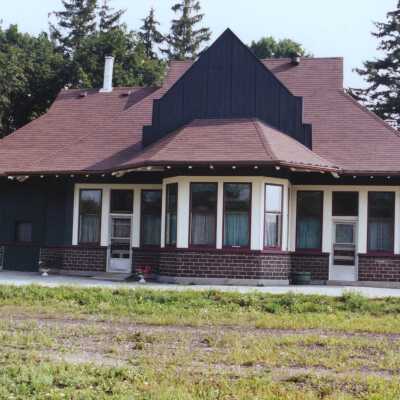 Photograph, CNR Station, Harriston, Ontario, Canada.