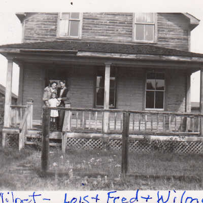 Photograph- "Milnet- Lois + Fred + Wilma"
