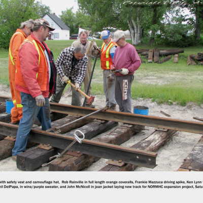 Photograph, NORMHC Track Laying.