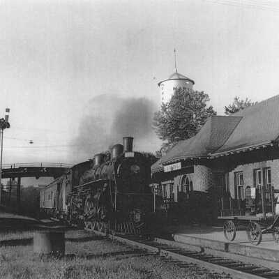 Photograph, CNR Station, St. Marys, Ontario, Canada.