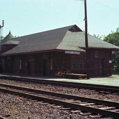 Photograph, CN Parry Sound station July 1983.