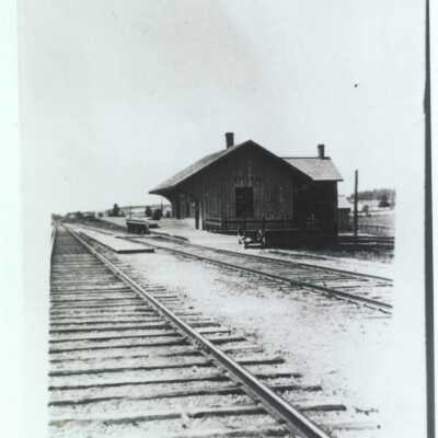 Photograph, GTR Station at Vivian, Ontario.