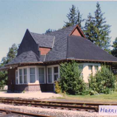 Photograph, CNR Station, Harriston, Ontario, Canada.