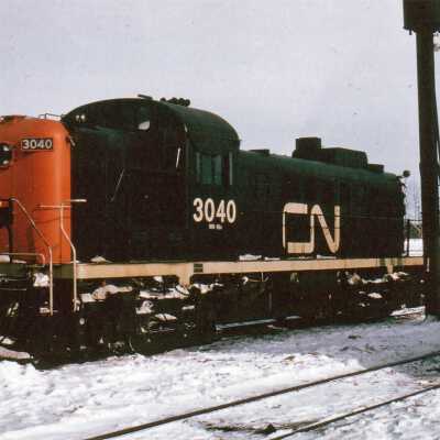 Photograph - Canadian National Yard Switcher 3040
