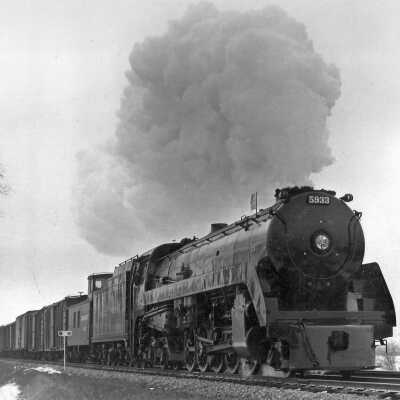 Photograph, CPR Locomotive 5933.