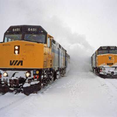 Photograph, VIA Rail Locomotive