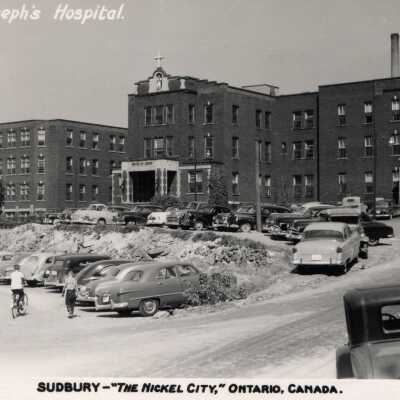 Photograph, Postcard, St. Joseph's Hospital, Sudbury, Ontario.