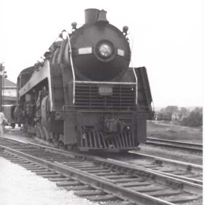 Photograph, CNR Locomotive 6068.