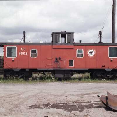 Photograph, Algoma Central Car Caboose 9602.