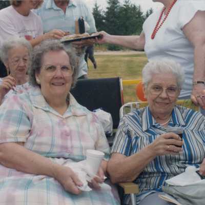 Photograph, Lillian Freeland, Pauline Menard.
