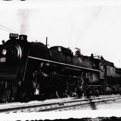 Photograph, CNR Steam Engine 6255