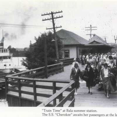 Photograph, CNR Station at Bala, Ontario.