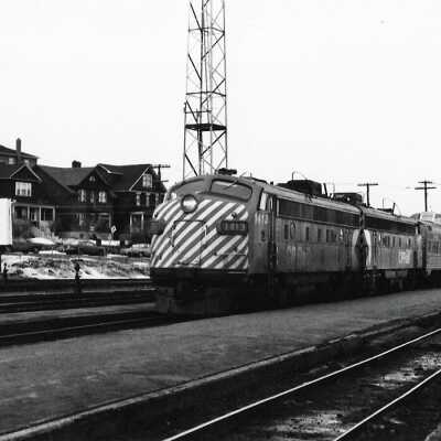 Photograph - Eastbound CP Rail's "Canadian", Sudbury 1976