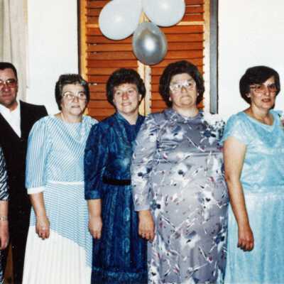 Photograph, Desire and Aldea Chaput and Family, Gabriella, Girard, Jeanette, Rita, Florence, Verna, Alcide.