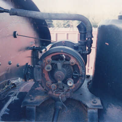 Photograph - Canadian National Steam Locomotive 152 being transported (Series of 49 Pictures)