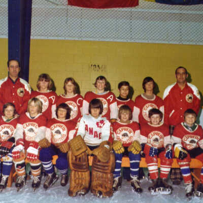 Photograph, 1975-1976 Capreol Firefighters Team.