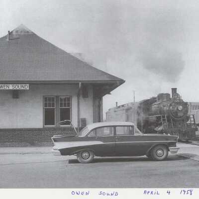 Photograph, CNR Station, Owen Sound, Ontario, Canada.