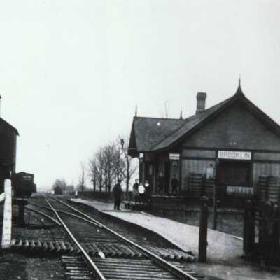 Photograph, CNR Station at Brooklin, Ontario.