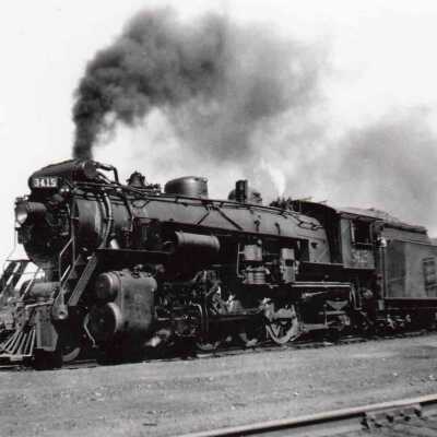 Photograph, CNR Steam Locomotive 3415.
