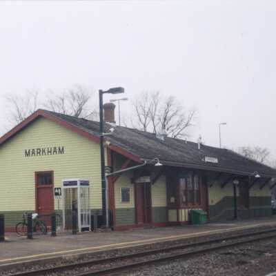 Photograph, CNR Station at Markham, Ontario.