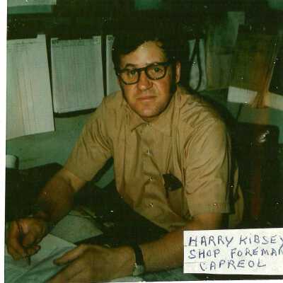 Photograph, Harry Kibsey, Shop Foreman, Capreol.
