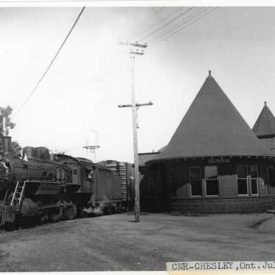 Photograph, CNR Station, Chesley, Ontario, Canada.