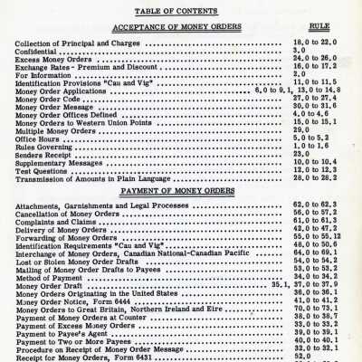 Canadian National Telegraphs, Rules and Regulations, Part 3.