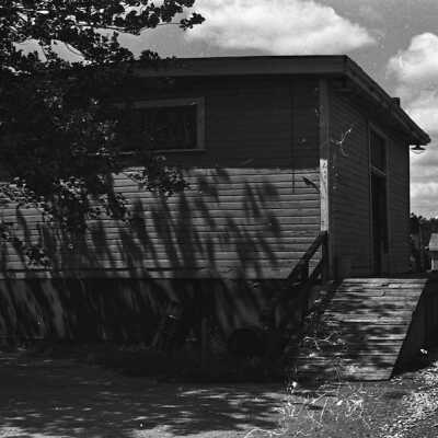 Photograph, CN Richmond Hill freight shed July 1977.