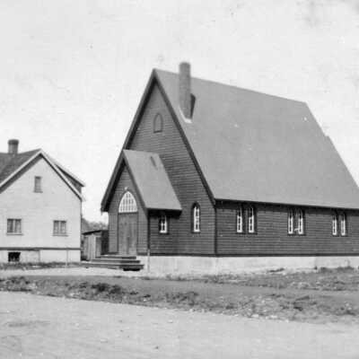 Photograph, St. Alban the Martyr Anglican Church, Dennie Street, Capreol, Ontario.