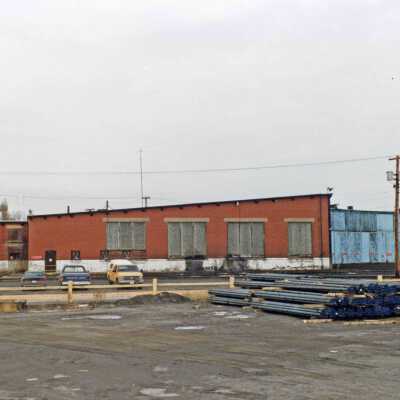 Photograph, CPR Sudbury Roundhouse.