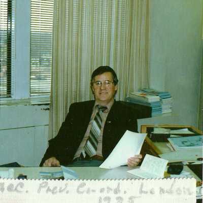 Photograph, Provincial Coordinator, London, 1985.