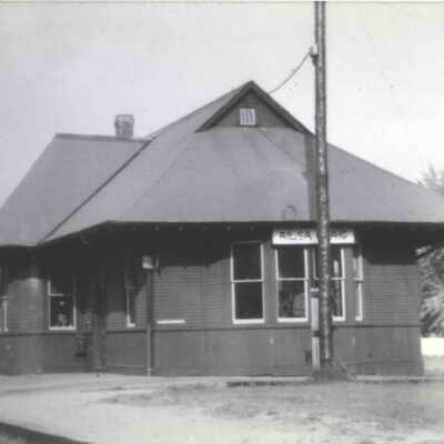 Photograph, CNR Station, Ailsa Craig, Ontario, Canada.