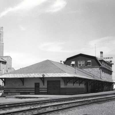 Photograph, CNR Station at Unknown