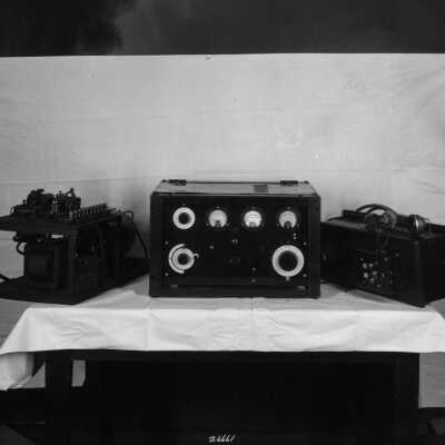 Photograph, Radio, Freight trains, communicating from engine to Caboose.