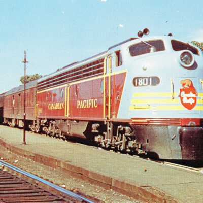 Photograph, Canadian Pacific Railway, Engine 1801.