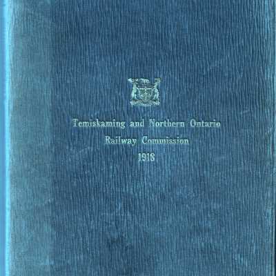 Temiskaming and Northern Ontario Railway Commission 1918