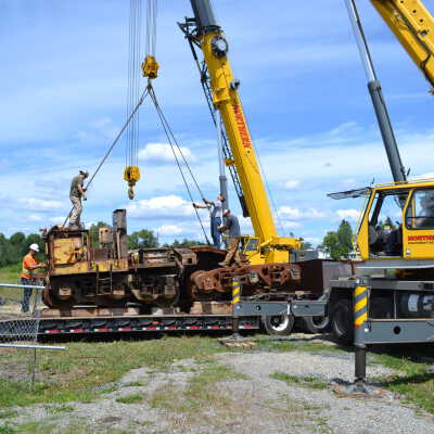Photograph, NORMHC, Hot Metal Car Move into Prescott Park.