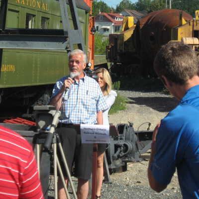 Photograph, Dave Kilgour, NORMHC, Mining Exhibit Opening.