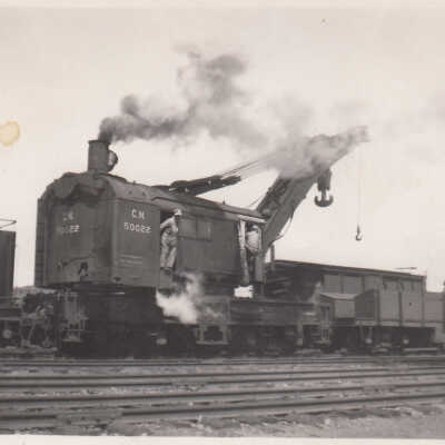 Photograph, CN Steam Crane