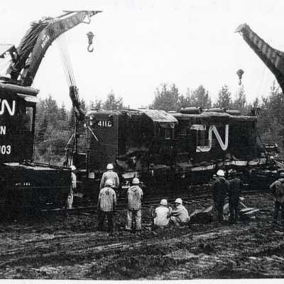 Photograph, Train Wreck.