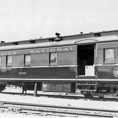 Photograph - Canadian National electrical generator car no. 15202