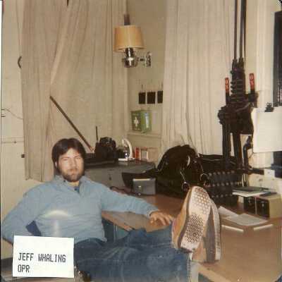 Photograph, Jeff Whaling, Operator.