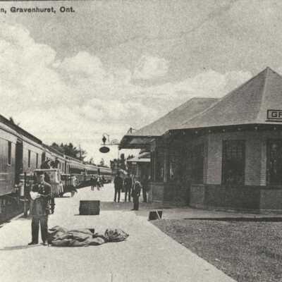 Photograph, Gravenhurst Station, Gravenhurst, Ontario.